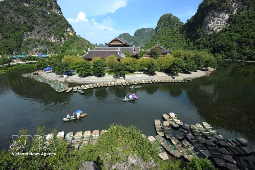 宁平省长安旅游景区。图自越通社
