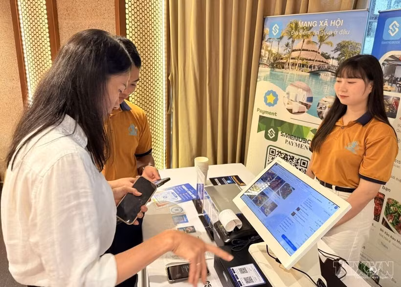 附图：胡志明市文化旅游领域应用数字技术。图：越通社