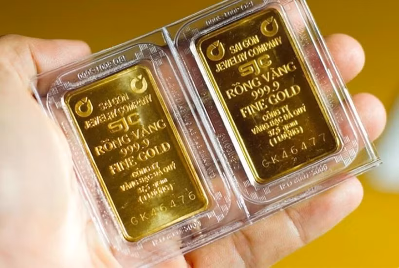 附图：越南SJC金条。图自Vietnam+