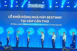  Bestway工厂项目开工仪式场景。图自baodautu.vn