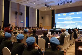 研讨会场景。图自越通社