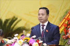 陈进勇同志当选2025-2030任期奠边省委书记。图自越通社