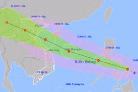 受第10号台风“博罗依”的影响 东海北部和中部海域将出现强风大浪。图自越通社