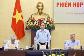 陈青敏主持会议。图自越通社