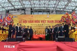 3月30日在日本大阪堺市举行的“2025年越南文化节”场景。