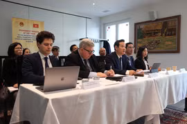 研讨会现场。图自越通社