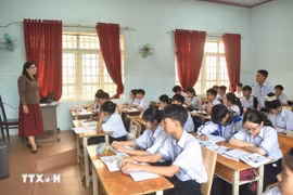 越南教师的数字化转型能力成为“亮点”。图自越通社