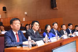兴安省投资与贸易促进会议现场。图自越通社