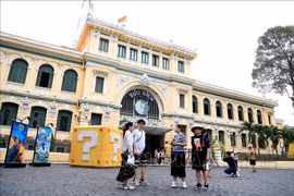 胡志明市邮局。图自越通社