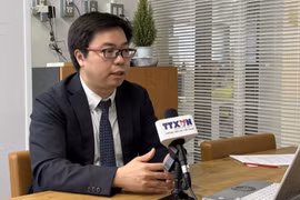 日本越南知识分子协会主席黎德英。图自越通社