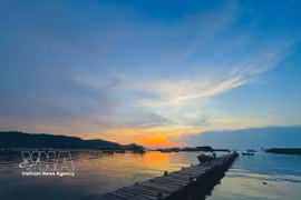 富国岛星滩黄昏美景。图自越通社