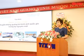 越通社社长武越庄在开幕致辞。图自越通社
