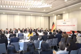 座谈会现场。图自越通社