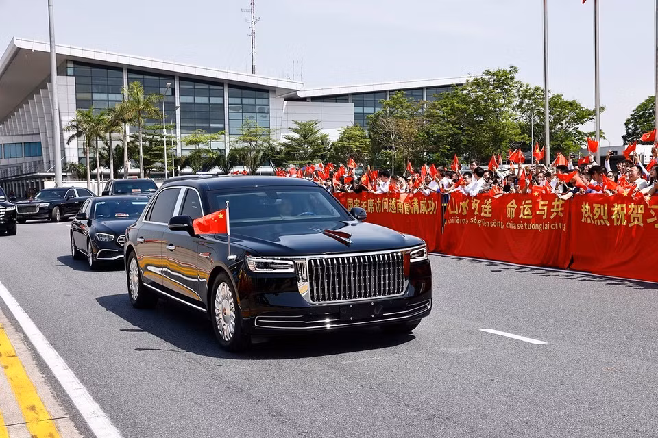 中共中央总书记、国家主席习近平圆满结束对越南进行的国事访问。图自越通社