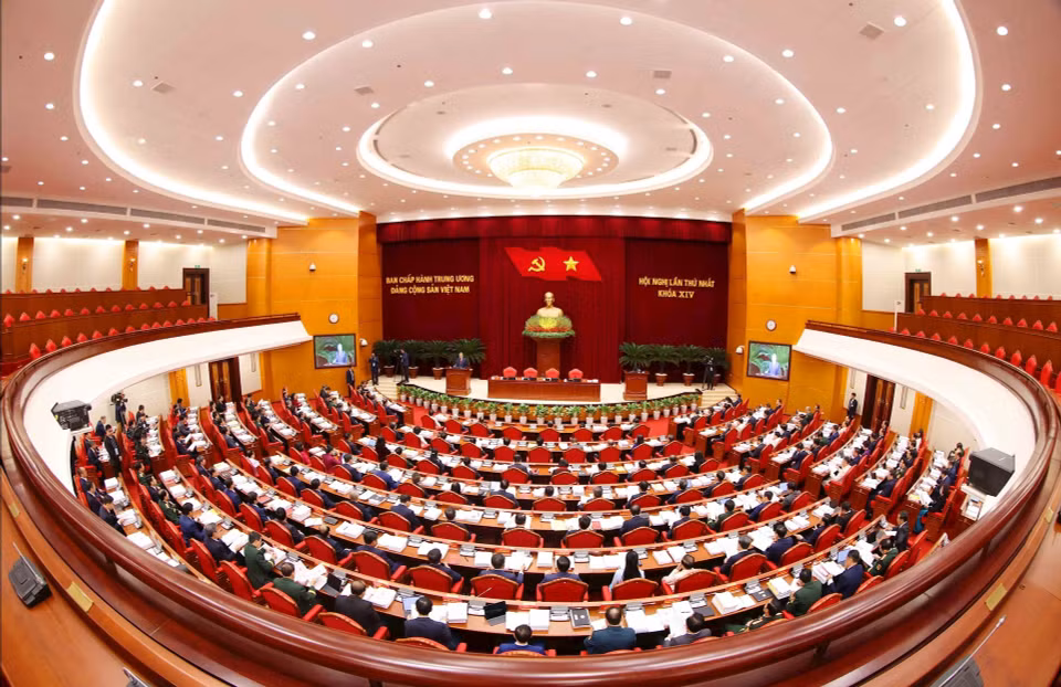2026年1月19日至23日，越南共产党第十四次全国代表大会成功召开，成为具有特殊重要意义的里程碑，体现了对历届大会路线方针的深刻总结、继承与创新发展。图自越通社
