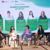 2026年英国—越南金融服务峰会期间举行了女性领导者专题讨论会。图自越通社