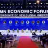 “新时代合作框架”专题对话会现场。图自越通社