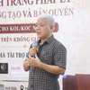 TikTok越南代表阮林青在会上发表讲话。图自越通社