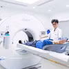 海防国际综合医院配备的采用人工智能（AI）技术的UCT 960 CT扫描系统。图片来源：越通社