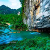 峰衙-几榜（Phong Nha – Kẻ Bàng）国家公园内的峰衙洞洞口外的景色美如一幅画。图片来源：越通社