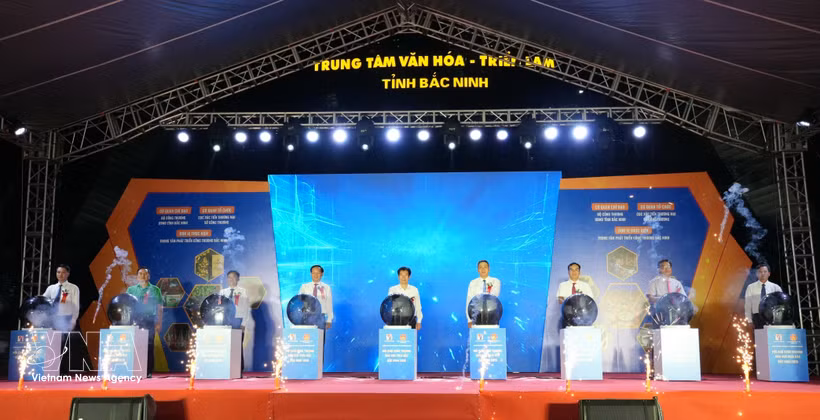 2026年北部地区工贸博览会开幕式现场。图片来源：越通社