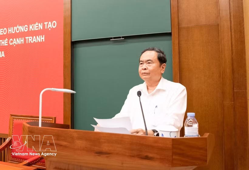 越南国会主席陈青敏 图自越通社