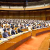 越南第十六届国会第二次会议在首都河内国会大厦延鸿大会堂隆重开幕 图自越通社