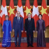越共中央总书记、国家主席苏林主持仪式，欢迎瑞士联邦主席对越南进行正式访问 图自越通社