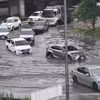 2026年9月26日，泰国首都曼谷因强降雨出现严重内涝。图：新华社/越通社发