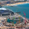 2026年9月2日国庆节期间，APEC 2027峰会服务会议中心项目施工现场。图：越通社发 