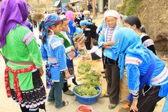 莱州省道山集市的多彩风貌