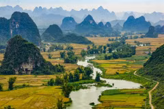 越南高平省乡村美景。图自Vietnam+