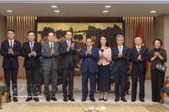 越南政府总理范明政会见中国驻越南大使何炜