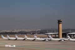 以色列航空公司的飞机。图自新华社/越通社