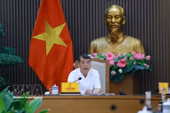 越南政府总理黎明兴发表讲话。图自越通社