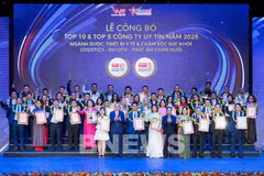 Vietnam Report发布2025年越南500强企业和“塑造未来”的百强企业榜单。图自越通社
