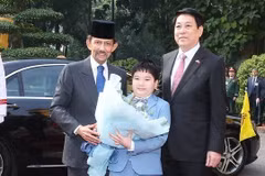 文莱达鲁萨兰国苏丹哈吉·哈桑纳尔·博尔基亚对越南进行国事访问