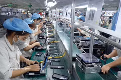 越南已经与全球电子和半导体制造商建立了多个生产基地。图自越通社