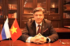 俄罗斯圣彼得堡国立大学远东国家历史学系主任、胡志明学院院长弗拉基米尔科洛托夫。图自越通社