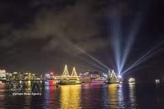 下龙湾在科技与遗产之夜璀璨绽放