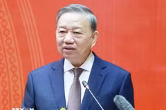越共中央总书记苏林。图自越通社