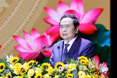 越南国会主席陈青敏。图自越通社