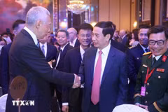越南国防部部长潘文江大将率团出席第22届香格里拉对话会。图自越通社