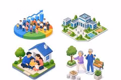 到2030年、2035年和2045年的社会发展指标