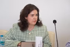 俄罗斯外交部莫斯科国立国际关系学院（MGIMO）东盟中心副主任、政治学博士瓦莱里亚·维尔希尼娜接受越通社驻俄罗斯记者的采访。图自越通社