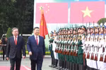 越共中央总书记苏林隆重举行仪式 欢迎中共中央总书记、中国国家主席习近平访越