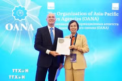 越南通讯社荣获2026年OANA优秀新闻产品二等奖