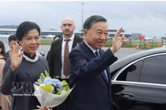 越共中央总书记、国家主席苏林及夫人开始对欧盟和比利时进行正式访问