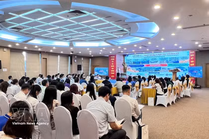 研讨会现场。图自越通社