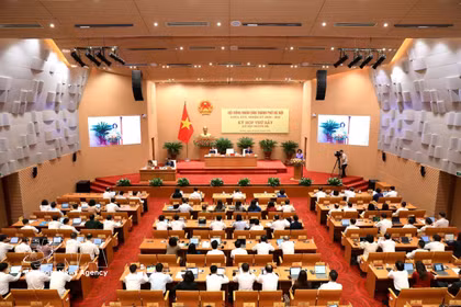 会议现场。图自越通社